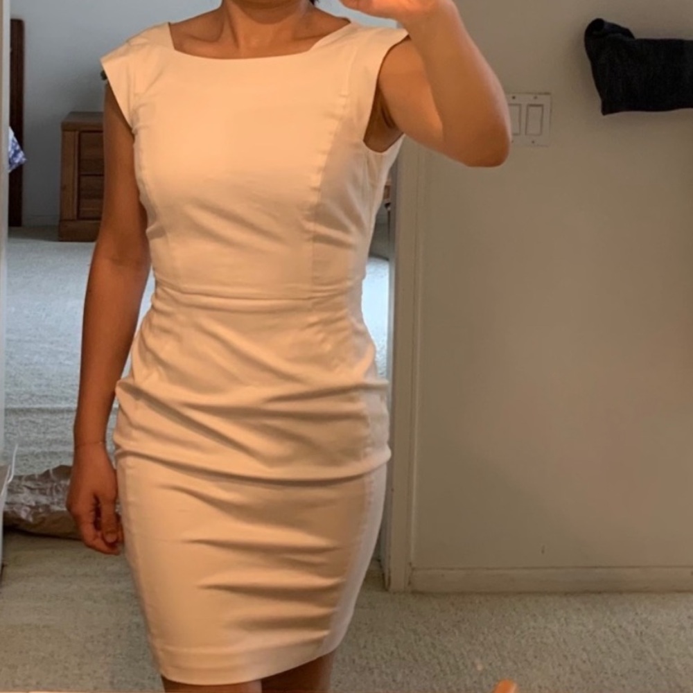 FRENCH CONNECTION White Bodycon dress 2